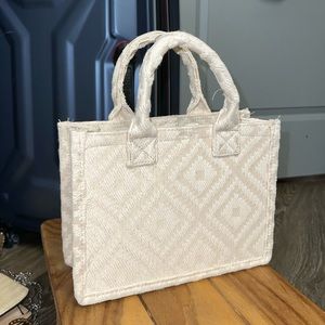 Mini canvas tote